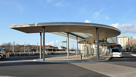 Busbahnhof in Merseburg Projektbeispiel Merseburg