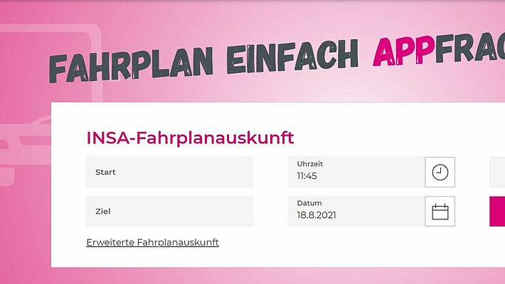 INSA Fahrplanauskunft