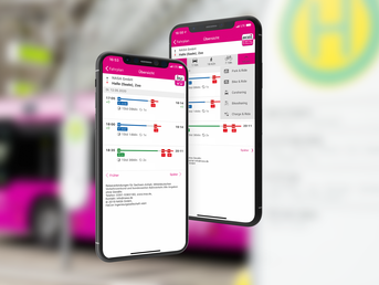 Auskunftsportal auf Smartphone Auskunftsportal auf Smartphone
