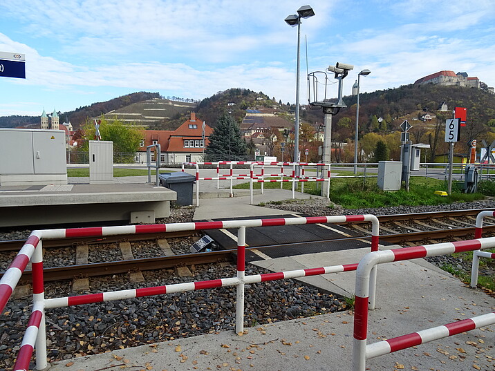 Bahnübergang in Freyburg Projektbeispiel Freyburg