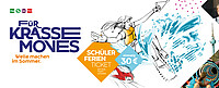 Poster zum Schülerferienticket 2025