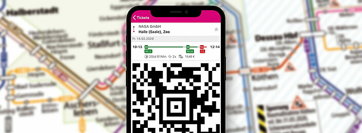 Smartphone auf Netzkarte Smartphone auf Netzkarte