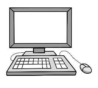Computer mit Maus Computer mit Maus