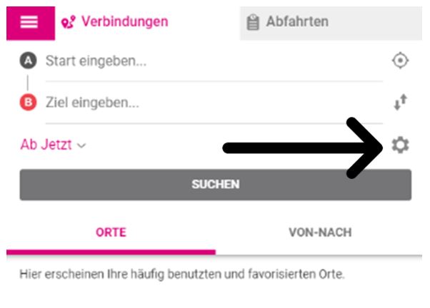 Screenshot von Mobilitätsportal Screenshot von Mobilitätsportal