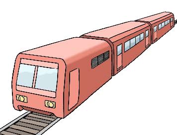 Zug auf Schienen Zug auf Schienen